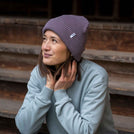 Avriel - Fisherman Beanie aus Biobaumwolle, Lila