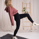 Ivy - Leggins aus Biobaumwolle, Schwarz