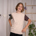 Mini Avve - 3-Farbiges Kinder T-Shirt aus Biobaumwolle, Beige/Olive/Braun