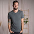 Ravi - Regular Fit T-Shirt aus Tencel-Mix, Tannengrün