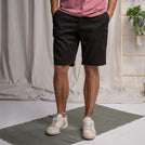Vebo - Chino-Shorts aus Tencel, Schwarz