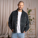 Vinley - Cord Hemd aus Biobaumwolle, Dunkelgrau