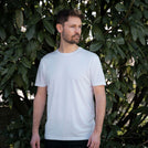 Ravi - Regular Fit T-Shirt aus Tencel-Mix, Weiß