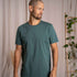 Vinn - Classic Fit T-Shirt aus Biobaumwolle, Petrol