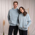 Vorest - Oversized, unisex Hoodie aus Biobaumwolle, Eisblau