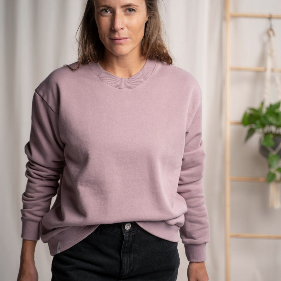 Vrancesca - Sweater aus Biobaumwolle, Flieder