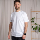 Vreddy - Regular T-Shirt aus Heavy-Jersey Biobaumwolle, Weiß