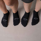 2er Pack Sav - Sneaker Socken aus Biobaumwoll-Mix, Schwarz