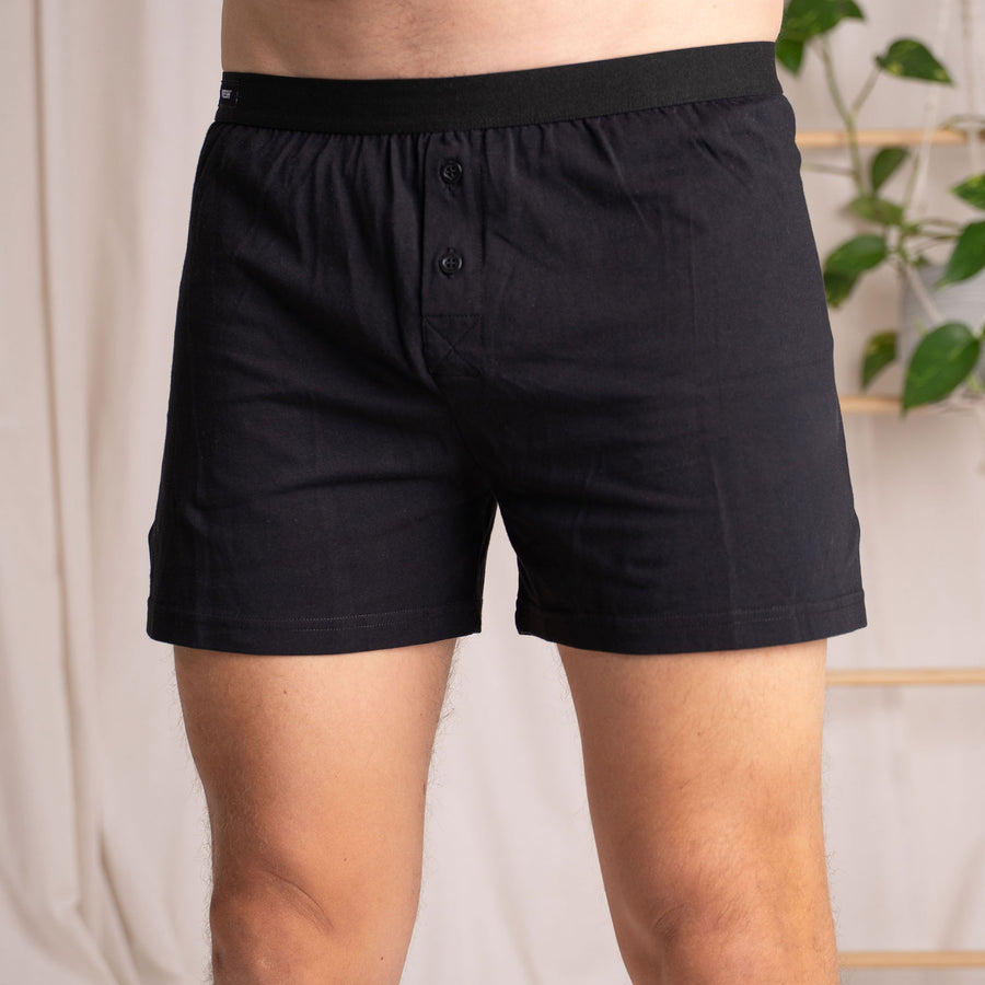 Levi - Boxershorts aus Biobaumwolle, Schwarz