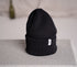 Veo - Classy Beanie aus Biobaumwolle, Schwarz