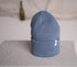 Veo - Classy Beanie aus Biobaumwolle, Rauchblau