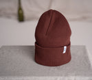 Veo - Classy Beanie aus Biobaumwolle, Weinrot