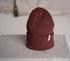 Veo - Classy Beanie aus Biobaumwolle, Weinrot