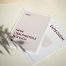 Gutscheinkarte zum verschenken - 10 € / 20 € / 50 € / 100 €