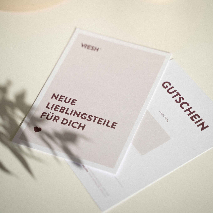 Gutscheinkarte zum verschenken - 10 € / 20 € / 50 € / 100 €