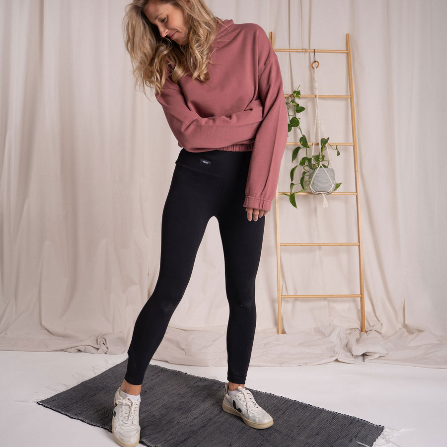 Ivy - Leggins aus Biobaumwolle, Schwarz