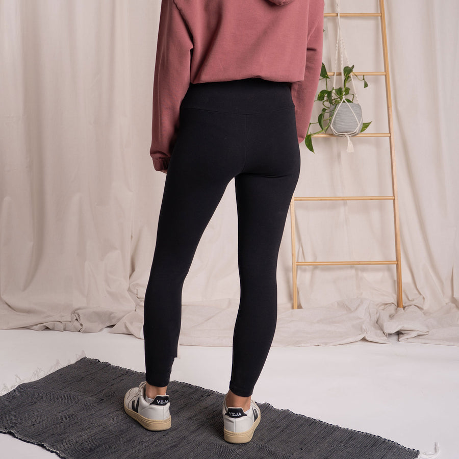 Ivy - Leggins aus Biobaumwolle, Schwarz