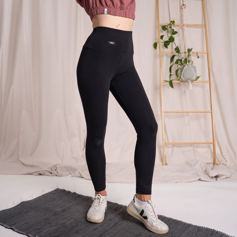Ivy - Leggins aus Biobaumwolle, Schwarz
