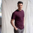 Marvin - Regular T-Shirt mit TENCEL™ Modal, Traube