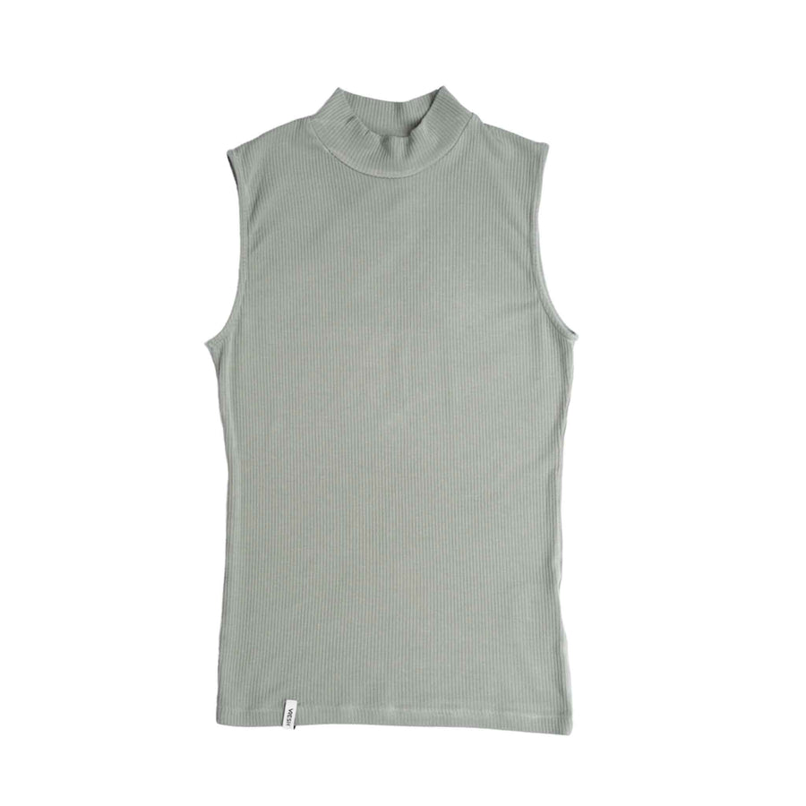 Ovelia - Neck-Top aus Bambus, Pastellgrün