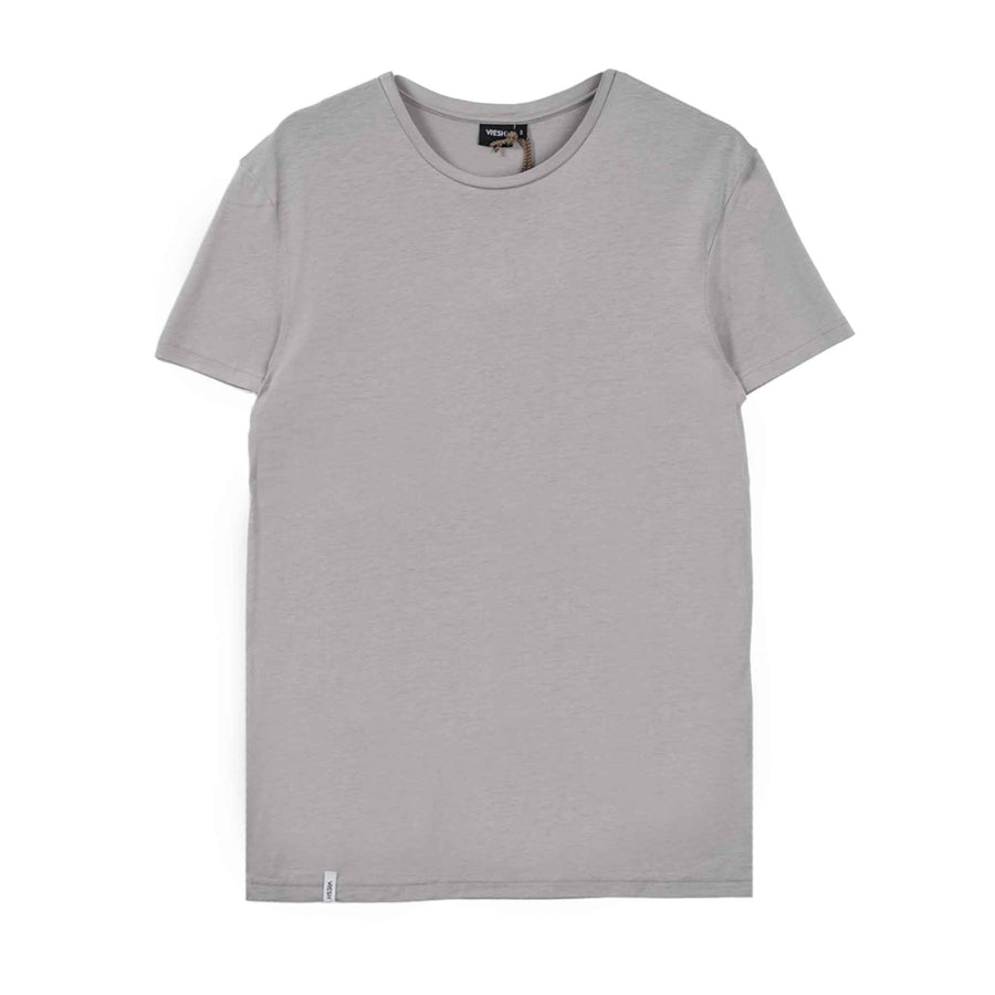 Ravi - Regular Fit T-Shirt aus Tencel-Mix, Hellgrau