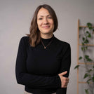 Sovia - Neck-Longsleeve aus Bambus, Schwarz