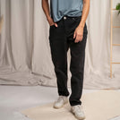 Stevanie - Boyfriend Jeans aus Biobaumwolle, Schwarz
