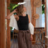 Svenja - Trägertop aus TENCEL™ Lyocell, Schwarz