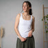 Svenja - Trägertop aus TENCEL™ Lyocell, Weiß