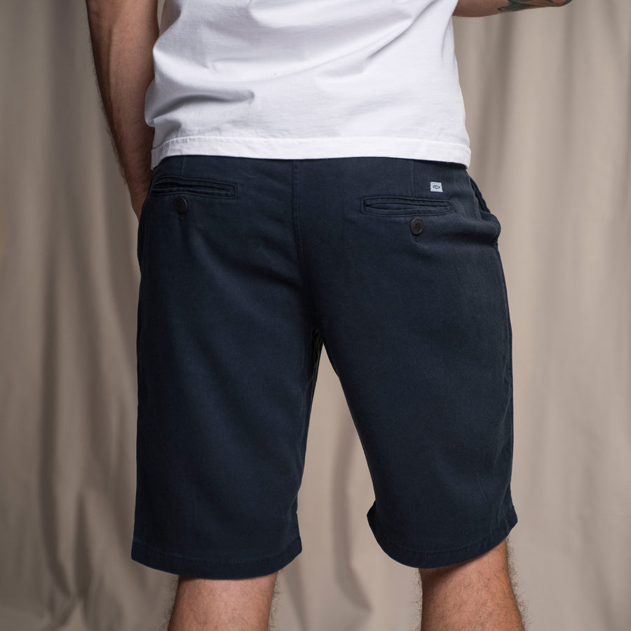 Vabi - Chino-Shorts aus Tencel, Navy