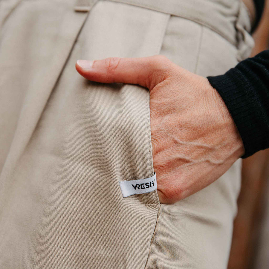 Vabia - Slacks aus Tencel, Beige