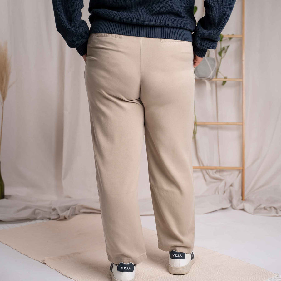 Vabia - Slacks aus Tencel, Beige