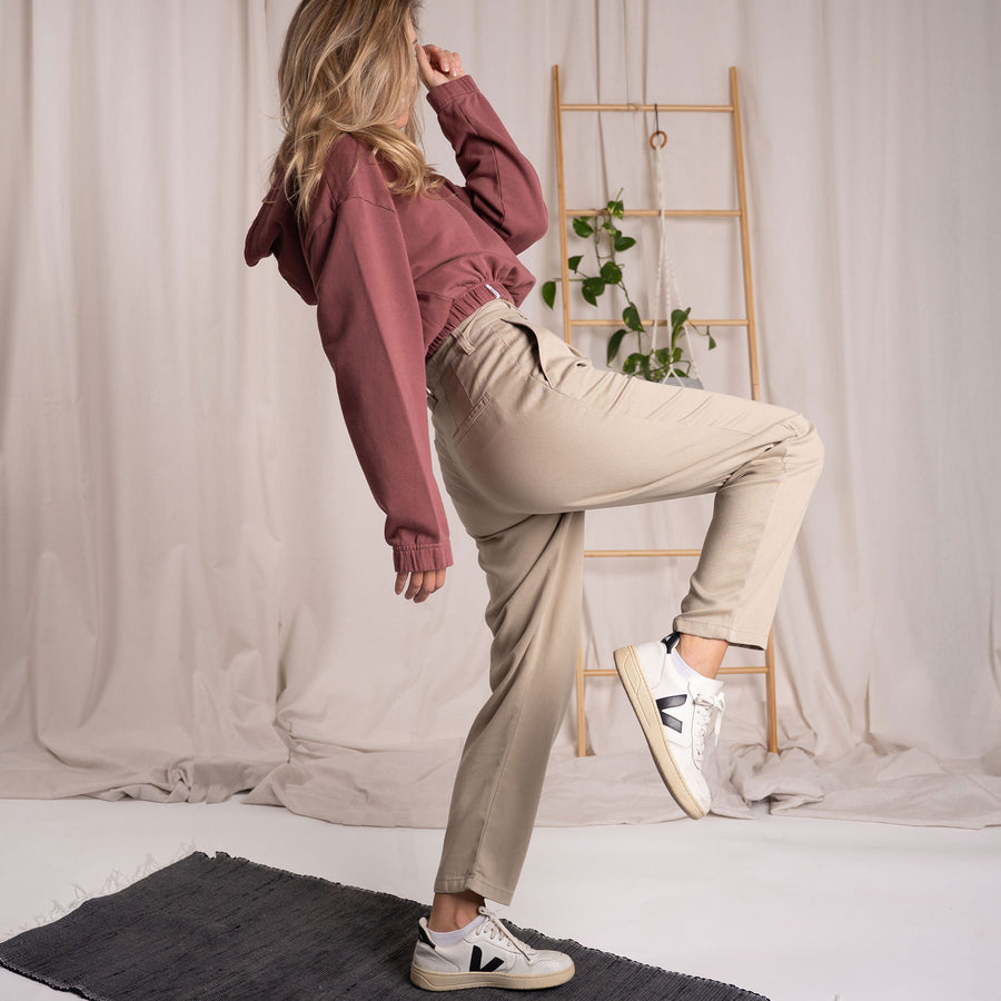 Vabia - Slacks aus Tencel, Beige