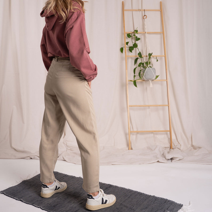 Vabia - Slacks aus Tencel, Beige