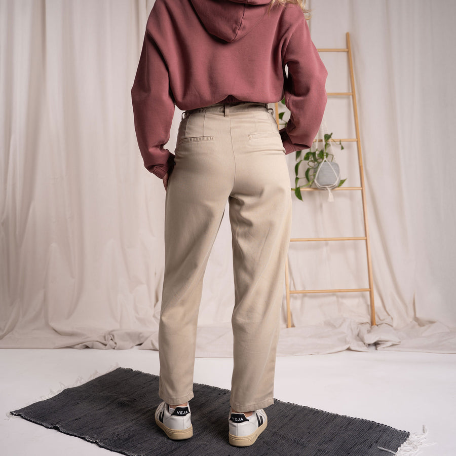 Vabia - Slacks aus Tencel, Beige
