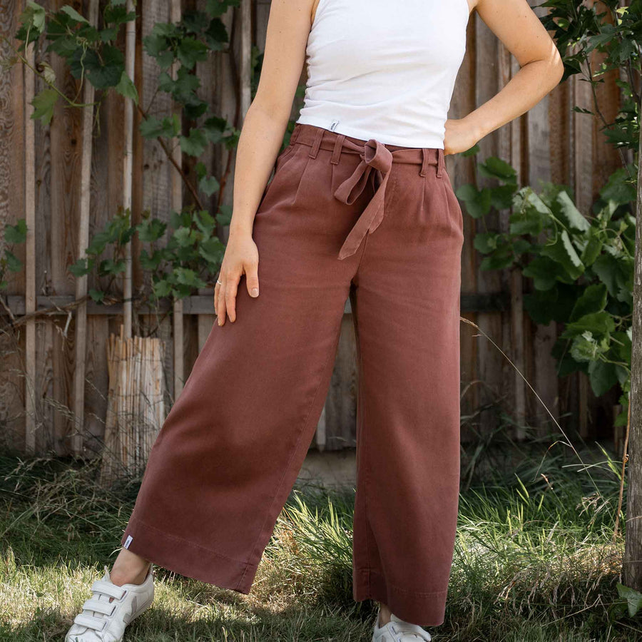 Vabiola - Culotte aus Tencel, Rotbraun