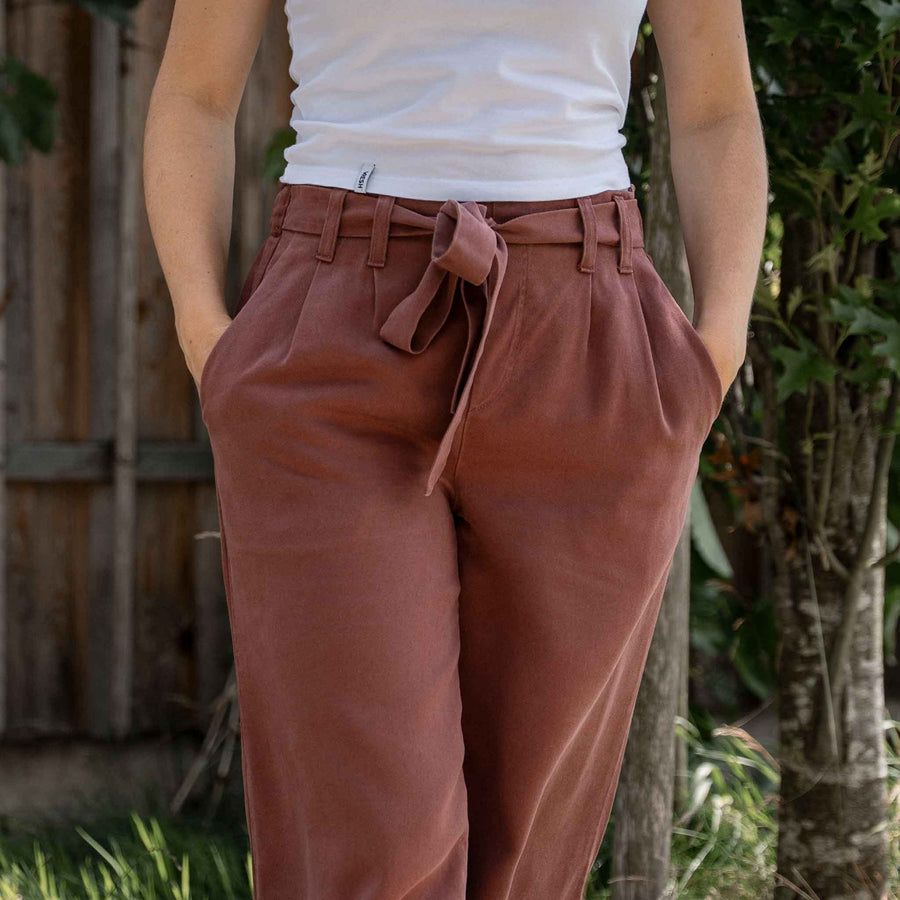 Vabiola - Culotte aus Tencel, Rotbraun