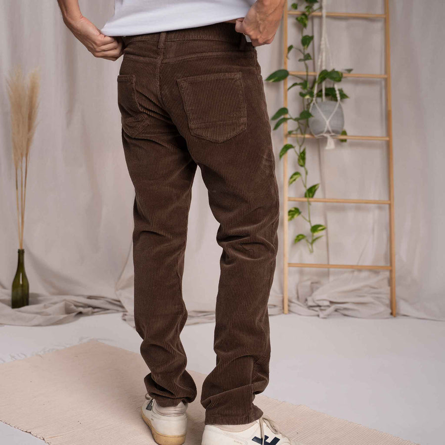 Vabius - Cordhose aus Biobaumwolle, Braun
