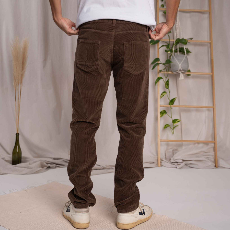 Vabius - Cordhose aus Biobaumwolle, Braun