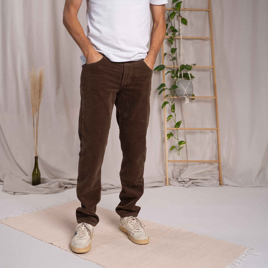 Vabius - Cordhose aus Biobaumwolle, Braun