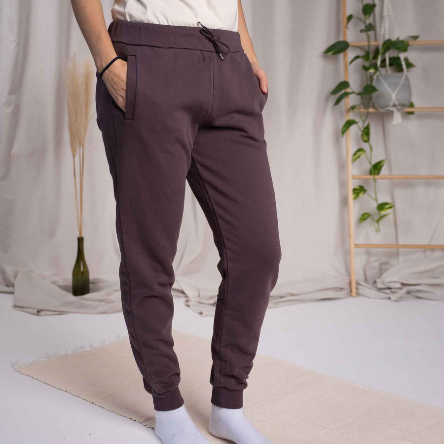 Vae - Sweatpants aus Biobaumwolle, Pflaume