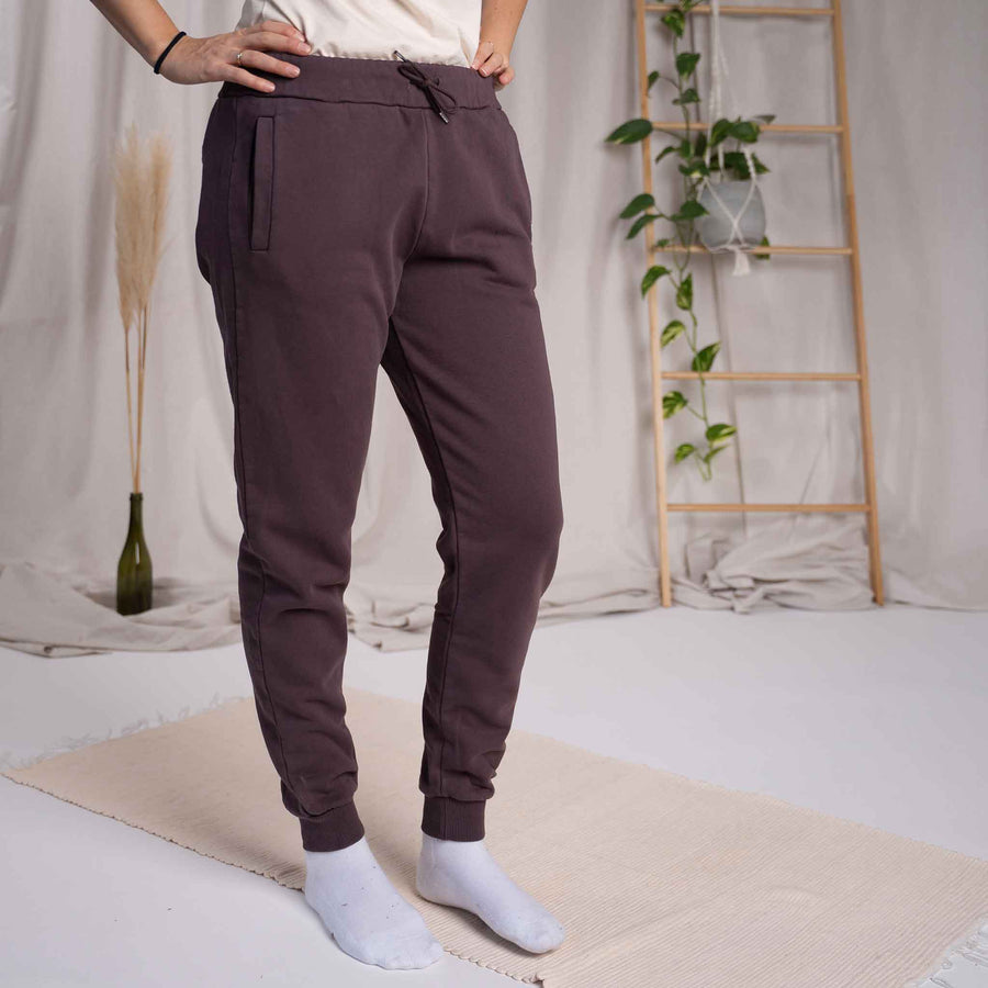 Vae - Sweatpants aus Biobaumwolle, Pflaume