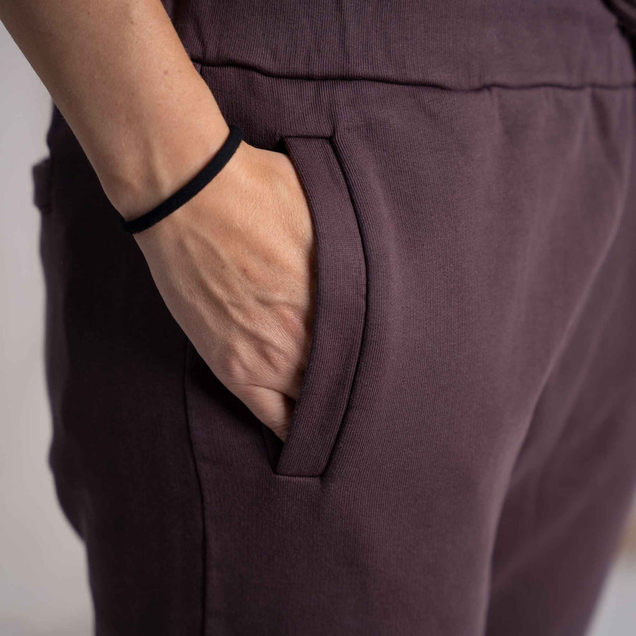 Vae - Sweatpants aus Biobaumwolle, Pflaume