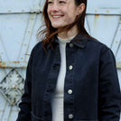 Valerie - Jeans Jacke aus Biobaumwolle, Schwarz Washed