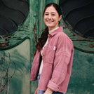 Vani - Cord Hemd aus Biobaumwolle, Altrosa