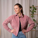 Vani - Cord Hemd aus Biobaumwolle, Altrosa