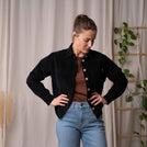 Vani - Cord Hemd aus Biobaumwolle, Schwarz