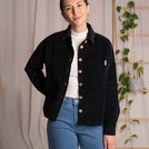 Vani - Cord Hemd aus Biobaumwolle, Schwarz
