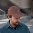 Vario - Dad Cap aus Feincord-Biobaumwolle, Haselnuss