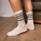 Varis - Tennis Socken aus Biobaumwoll-Mix, Olive/Navy